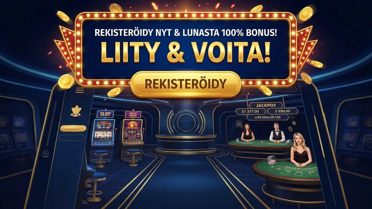 Rekisteröidy bonuksen kanssa